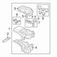 thumbnail image 2 of ZOUSSIQI Multi Block Relay, 38232SDAA11 Metal Plastic Wear Resistant Box 50amp with Relay Box Replacement for Automotive CA919-24831, 2 of 9