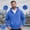 Royal Blue, variant on Mens Casual Oversized Hooded Collar Drawstring Hoodies Pullover Sweatshirt for Men Hooded Sweatshirt for Men