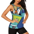 thumbnail image 2 of Lsque Scooby-Doo Printed Workout Tank Tops for Women, Athletic Sports Tank Tops, Compression Sleeveless Dry Fit Shirts,Sleeveless Yoga Shirt-Medium, 2 of 9