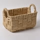 thumbnail image 1 of Cesta de almacenamiento de cuerda de papel, cesta de pan, cesta Rectangular apilable para servir comida, cesta decorativa para artículos diversos, 26cmx19cmx16cm, 1 of 8