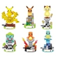 thumbnail image 4 of Figuras de acción de Pokémon, bloques de anime, imágenes, muñecos, rompecabezas, ensamblaje, juguetes, ladrillos, juguetes para niños, cumpleaños para niños, Navidad, 4 of 5