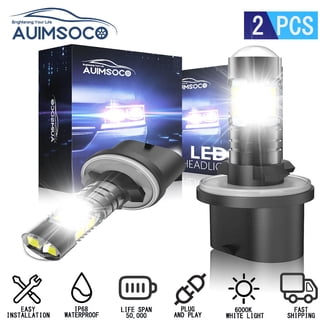 Fanless 880/881 CANbus LED Headlight/Fog Light Kit – 6000K Xenon White, 60W, Super Bright (2 Bulbs)-351897