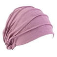 thumbnail image 6 of Mens Womens Cotton Knitted Slouchy Baggy hat Soft Stretchy Head Cover Loss Night Sleep or Cancer Chemo, 6 of 8