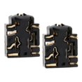 thumbnail image 1 of 2 Piezas Auriculares 3.5mm Auriculares Auriculares Para Schmuck Stueck Controlador, 1 of 8