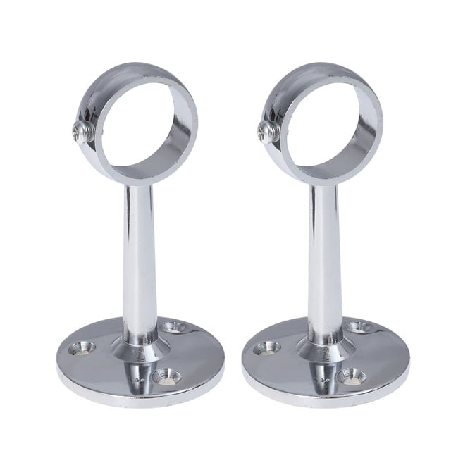MasteelfCA 2 Pcs support de Tringle de Garde-Robe support de tube de Garde-Robe support de Tringle à Vêtements - 25MM