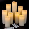 thumbnail image 1 of Velas LED antizerinas sin llama, paquete de 9 con temporizador remoto, 1 of 6