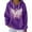 Dark Purple, variant on Hoodies for Women Trendy Kind Mind Wear Breast Cancer Tee In We Sweatshirt Winter Fashion Clothes