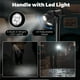 thumbnail image 4 of Bastón de caminar Ohuhu, luz LED plegable, ajustable, 103 kg, 4 of 5