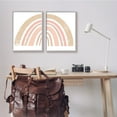 thumbnail image 5 of Stupell Industries Abstract Pink Neutral Kid's Rainbow Arches Striped Patterns, 16 x 20, Design by Daphne Polselli, 5 of 5