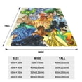 thumbnail image 3 of Dragon Wings Of Fire Fleece Blanket Super Soft Cozy Throw Blanket Fuzzy Comfy Flannel Blanket Warm Plush Blankets And Throws For Couch, Sofa, Bed 40"X30", 3 of 7