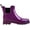 Purple, variant on Women's Short Ankle Rain Boots Garden Rubber