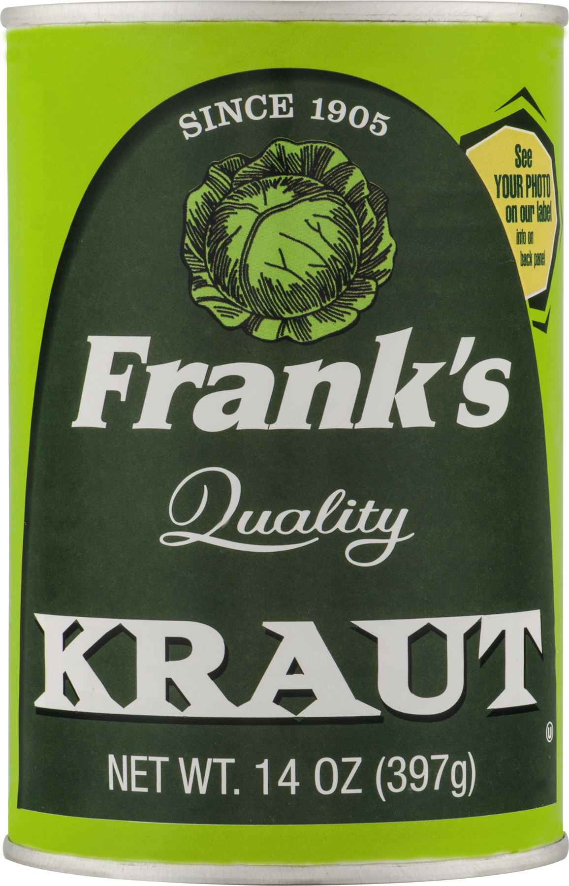 Frank's Quality Shredded Sauerkraut, 14 Oz Can - image 3 of 3