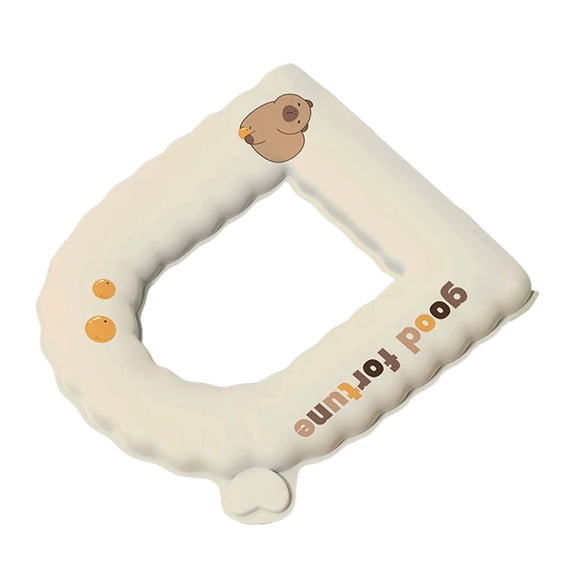 A Thickened Washable Eva Toilet Seat Cushion For All Seasons With Capybara Design