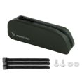 thumbnail image 3 of Almencla Bicycle Top Tube Pouch Cycling Pack Keys Zipper Storage Bike Front Frame Bag Dark Green, 3 of 8