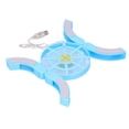 thumbnail image 1 of DRS04 Folding Computer Laptop Cooler Cooling Pad Luminous USB Cooling Base(Blue ), 1 of 14