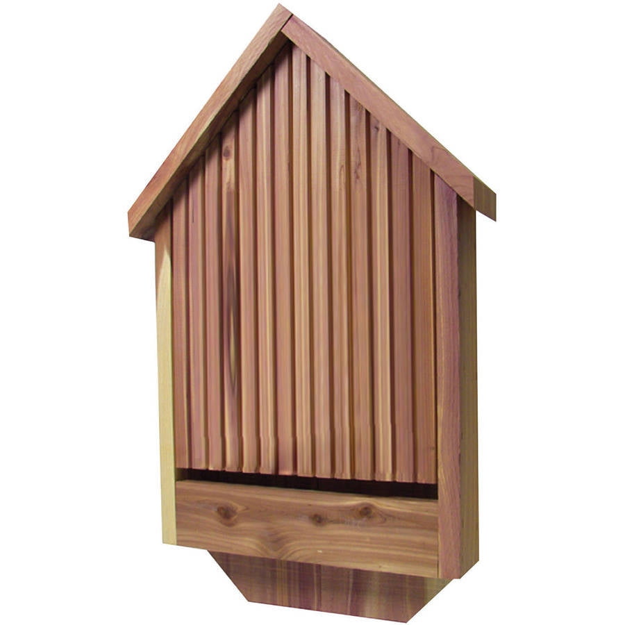 Box made from Cedar New Mosquito Control 3 Chamber Handcrafted Bat House 