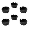 thumbnail image 5 of Set of 6 Home Brand 3" Blue Round Ashtrays, 5 of 8