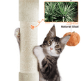 thumbnail image 3 of Yaheetech 65''H Cat Tree Paw-Shaped Play Tower, Beige, 3 of 9