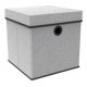 thumbnail image 1 of Caja Cesto Bote Organizador De Casa Lavanderia Para Ropa Sucia Plegable Rayas Gris Negro Londonor-44 Namaro OR-444626, 1 of 2