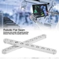 thumbnail image 2 of Pair Aluminum Flat Channel Beam 10 Hole Accessory for Robot 4x8x80mm 3102-0010-0080, 2 of 4
