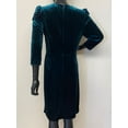 thumbnail image 3 of Women's Velvet Ruched Bodycon Dress Bodycon Hunter 12, 3 of 4