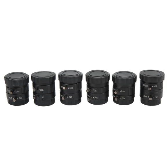 Kit de 6 lentes de montura CS de 4 mm a 25 mm de distancia focal y 3 MP de apertura manual para cámara digital.