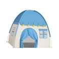 thumbnail image 4 of Tienda de campaña para niños, tipi, juego de simulación, casa de juegos espaciosa y ventilada, castillo para niños de 3, 4, 5 y 6 años, para niños y azul, 4 of 9