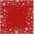 thumbnail image 4 of Merry Christmas Square Tablecloth 52 Inch Winter Red White Snowflakes Square Tablecloth for Christmas Washable Xmas Holiday Table Cloth for Home Dining Room Party Indoor Decor, 4 of 8