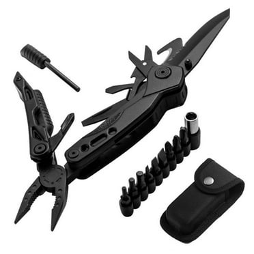 Piaoyu Outdoor Multifunctional Folding Knife Pliers with Combination Survival Tools Such As Flint Whistle