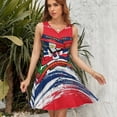 thumbnail image 7 of Dominican Republic Dress Fashion Beach Long Dresses Female Party Printed Sundress, 7 of 7