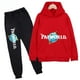 thumbnail image 3 of Conjunto de sudadera y pantalones con capucha de polar con estampado infantil de Palworld, conjunto deportivo de 2 piezas adecuado para conjuntos de niños y niñas, 3 of 5