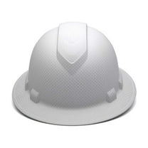 Matte White-Ridgeline Full Brim 4 Pt Ratchet Suspension