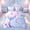 Pink Purple C, variant on meiyoeat Mermaid Princess Scale Twin Bedding for Girls, Sparkle Initial T Bedding Comforter Set for Kids, Purple Blue, Pink Reversible, 7 Pieces