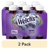 (2 pack) Welch's Grape Juice Drink, 10 fl oz On-the-Go Bottle (Pack of 6)