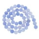 thumbnail image 2 of Ágata azul claro natural pulido de piedras sueltas para artesanías de collar Los 8MM, 2 of 9
