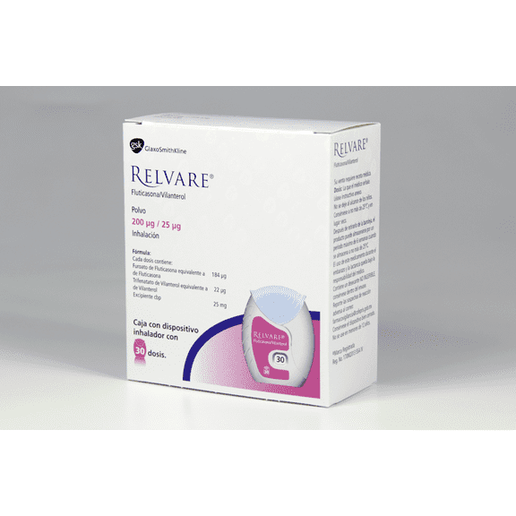 Relvare polvo 200 µg/ 25 µg para 30 dosis