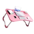 thumbnail image 4 of Mesa De Cama Plegable Para Niños Para Dormitorio, Escritorio De Silicona Antideslizante Duradero Con Asa Y Cajón, Amplia Aplicación, 4 of 8