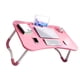 thumbnail image 4 of Mesa De Cama Plegable Para Niños Para Dormitorio, Escritorio De Silicona Antideslizante Duradero Con Asa Y Cajón, Amplia Aplicación, 4 of 8
