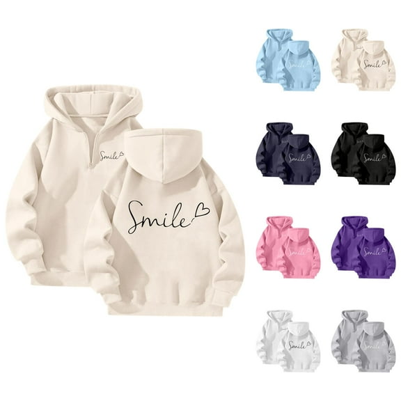 Hoodie Womens Sweatshirt Oversized Hoodie Women Casual Daily Wear Cropped Zip Up Women's Casual Zip Up Hoodie With Bow Print Pullover Sweatshirt For Daily Wear Spring Fall Winter Basic Outerwear