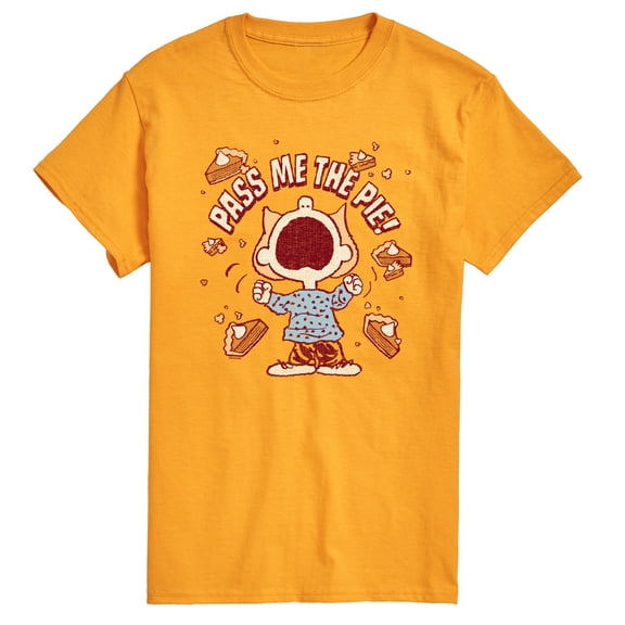 Peanuts - Pass The Pie - Men's Short Sleeve Graphic T-Shirt