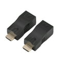 thumbnail image 3 of RJ45 To HD Multimedia Interface, 2x HD Multimedia Interface 30m To RJ45 Network Cable Over Ethernet Conv Repeater Over CAT-5e CAT6 Converter for Utp Extender Converter, 3 of 7