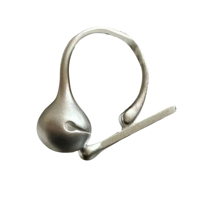 WLOELOEW Stress Relief Wooden Fish Ring Fidget Toy For Sensory Finger Rings And Anxiety Relief This Alloy Ring Is Perfect For Adults