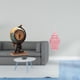 thumbnail image 2 of Figura de globo terráqueo, estatua moderna, reloj de mesa coleccionable, adorno artístico para estante, oficina, chimenea, dormitorio, armario, tarro, 2 of 8