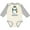Natural and Heather, variant on Inktastic Chillin Penguin Boys or Girls Long Sleeve Baby Bodysuit