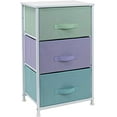 thumbnail image 1 of Sorbus Nightstand with 3 Drawers (Pastel/ White), 1 of 3