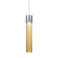 thumbnail image 3 of 1XT-WAND12BL-LED-SN-Besa Lighting-Wanda 12 - 12 Inch 6W 1 LED Cord Mini Pendant with Flat Canopy-Blue Bubble Glass Color, 3 of 6