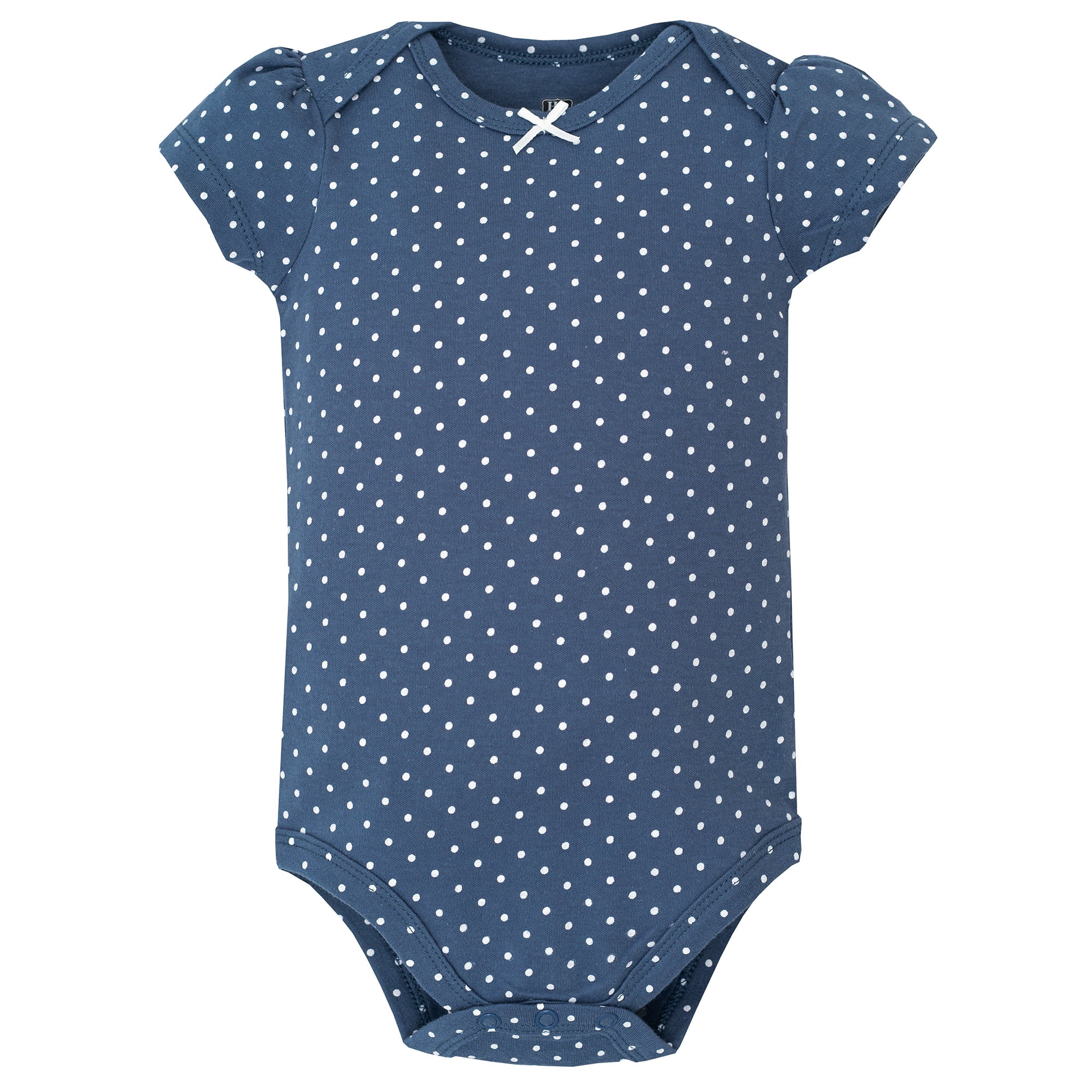 Hudson Baby Infant Girls Cotton Bodysuits 5-Pack, Butterfly Floral, Newborn