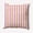 Orange-Orchid, variant on 16" x 16" Simply Daisy Watercolor Stripe Decorative Throw Pillow