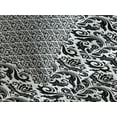 thumbnail image 4 of Ambesonne Damask Quilted Bedspread Set 3 Pcs, Design Elements, Queen Size, Black White, 4 of 5