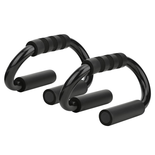 Soporte de barra de flexiones en forma de S, 2 uds., para músculos del pecho, entrenamiento de ejercicio de espuma, equipo de entrenamiento interior (soporte de flexiones en forma de S) NikouMX Deportes